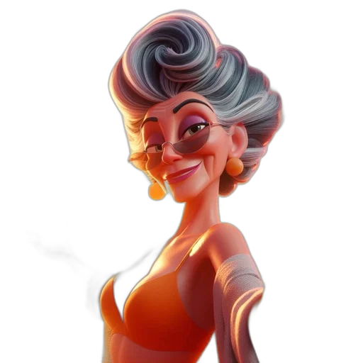 dress, face, staff, crown transparent PNG cut-out