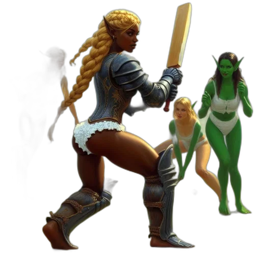 staff, sword, dragon, concept art transparent PNG cut-out