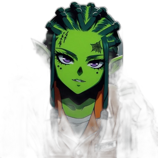 mask, face, creature, staff transparent PNG cut-out