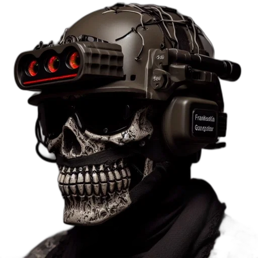 mask, face, robot, staff transparent PNG cut-out