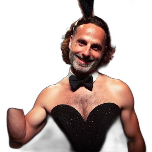 dress, animal, hair, man transparent PNG cut-out