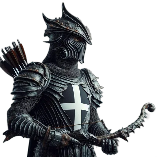 sword, dragon, staff, robot transparent PNG cut-out