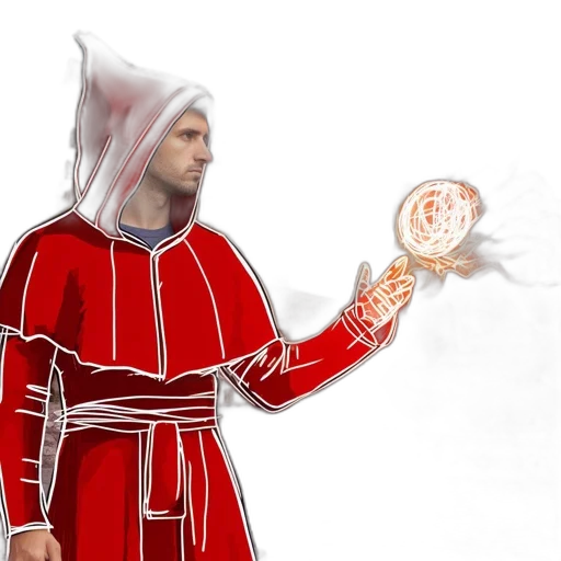 staff, jacket, weapon, umbrella transparent PNG cut-out