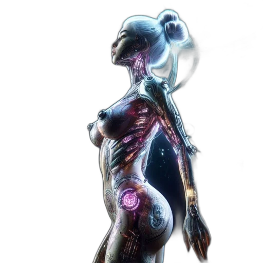 robot, dress, creature, jewelry transparent PNG cut-out