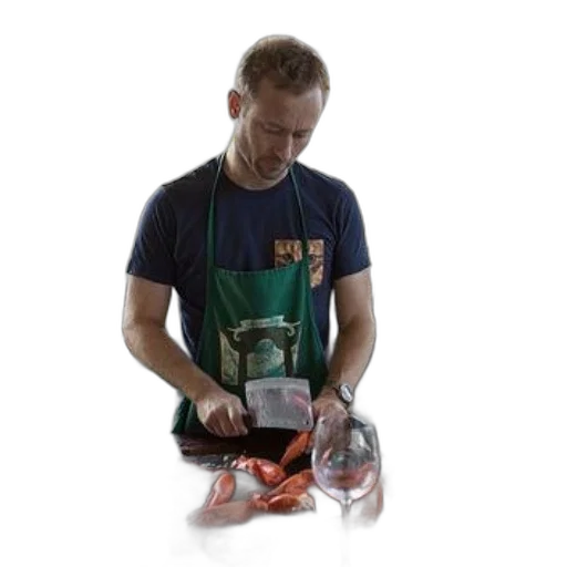 staff, food, man, kitchen transparent PNG cut-out