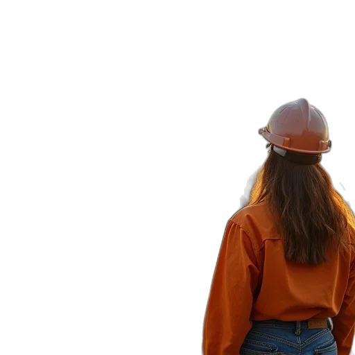 hat, jacket, staff, hair transparent PNG cut-out