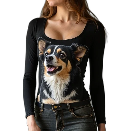 jacket, photorealistic, woman, top transparent PNG cut-out