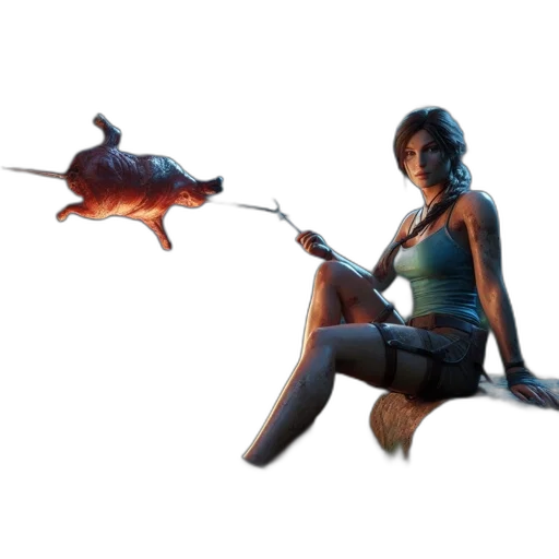 staff, animal, weapon, creature transparent PNG cut-out