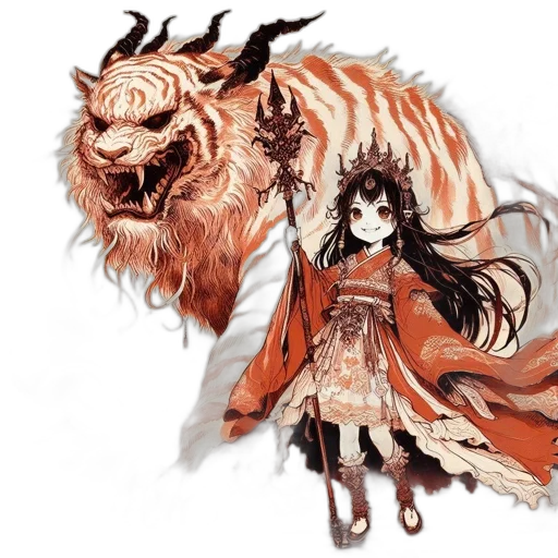 dragon, creature, animal, dress transparent PNG cut-out