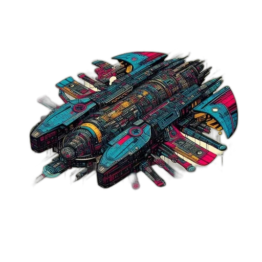 weapon, concept art, 3d render, cyberpunk transparent PNG cut-out