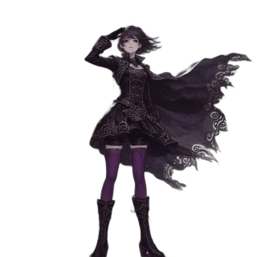 dress, staff, jacket, mask transparent PNG cut-out