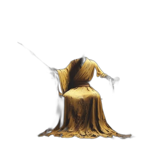 dress, staff, sword, crown transparent PNG cut-out