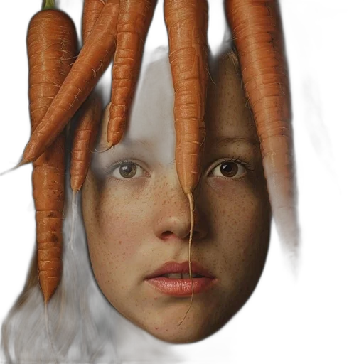 mask, face, hair, food transparent PNG cut-out