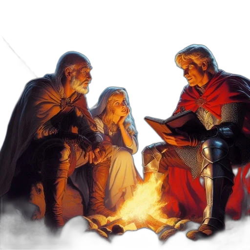 concept art, fantasy art, fire, snow transparent PNG cut-out