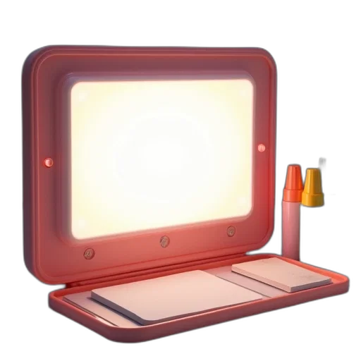 furniture, 3d render, concept art, fire transparent PNG cut-out