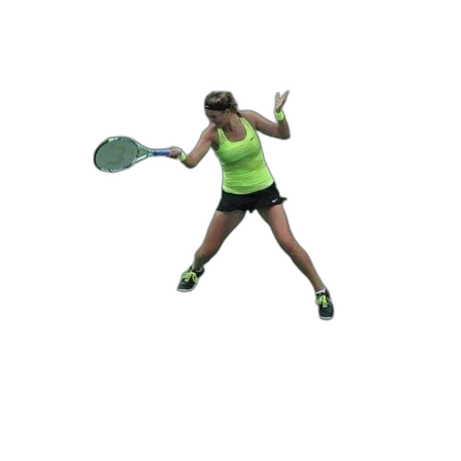 staff, woman, yellow, tank transparent PNG cut-out