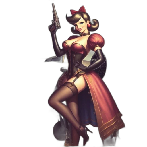 weapon, staff, dress, concept art transparent PNG cut-out