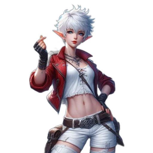 jacket, staff, weapon, concept art transparent PNG cut-out