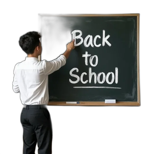3d render, person, standing, front transparent PNG cut-out