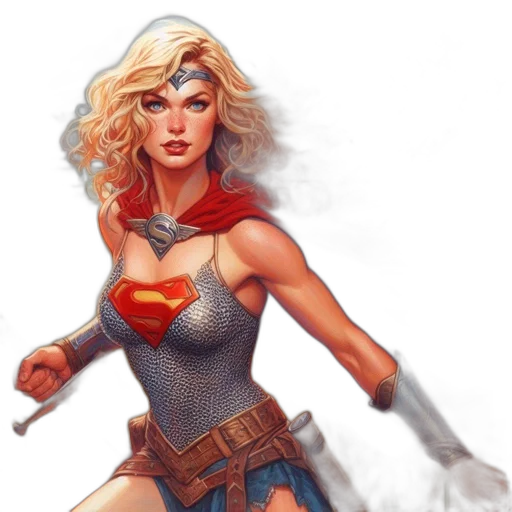 comic book art, fantasy art, concept art, photorealistic transparent PNG cut-out