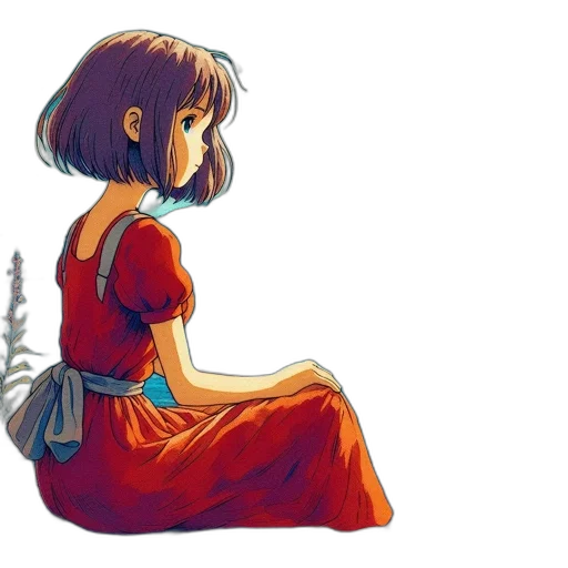 dress, crown, flower, robot transparent PNG cut-out