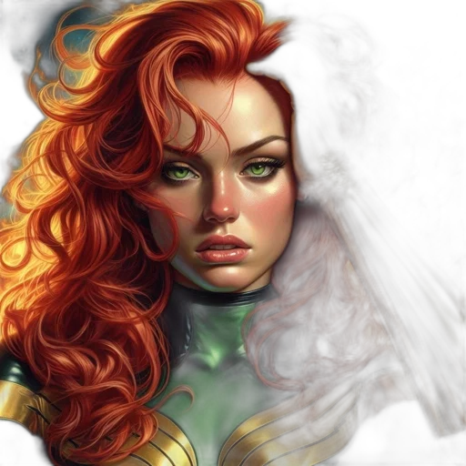 fantasy art, comic book art, concept art, photorealistic transparent PNG cut-out