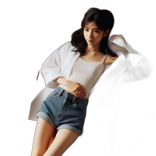 jacket, dress, photorealistic, oil painting transparent PNG cut-out