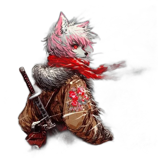 staff, jacket, weapon, animal transparent PNG cut-out