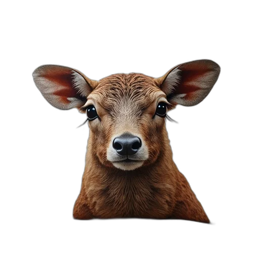 animal, face, crown, creature transparent PNG cut-out
