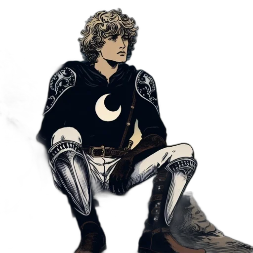sword, concept art, comic book art, fantasy art transparent PNG cut-out