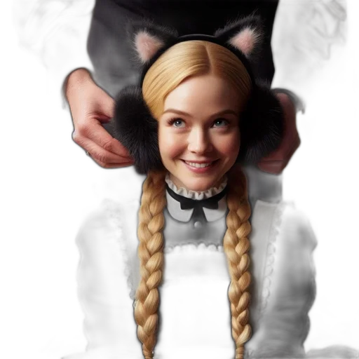 face, hair, staff, robot transparent PNG cut-out