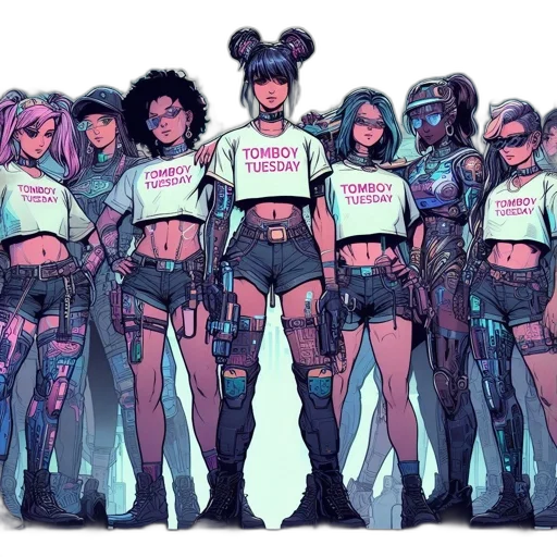 jacket, cyberpunk, concept art, comic book art transparent PNG cut-out