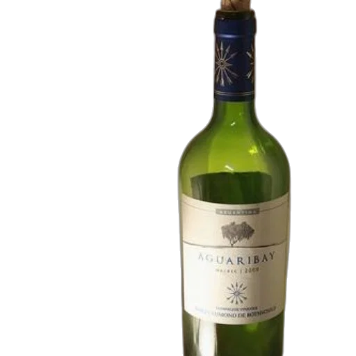 bottle, aguaribay, wine, sits transparent PNG cut-out
