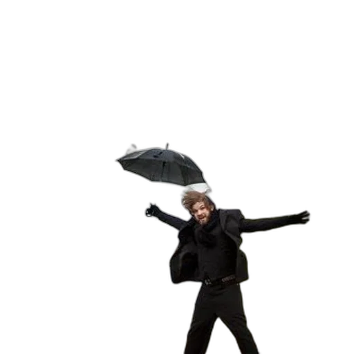umbrella, jacket, staff, concept art transparent PNG cut-out