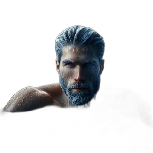 face, mask, creature, hair transparent PNG cut-out