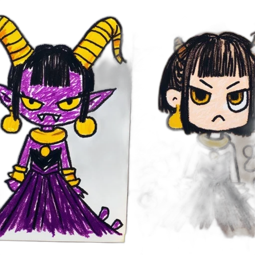 concept art, fantasy art, comic book art, cartoon transparent PNG cut-out
