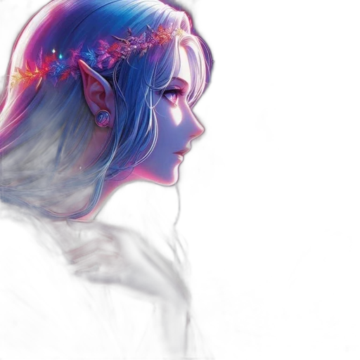 crown, face, watercolor, concept art transparent PNG cut-out