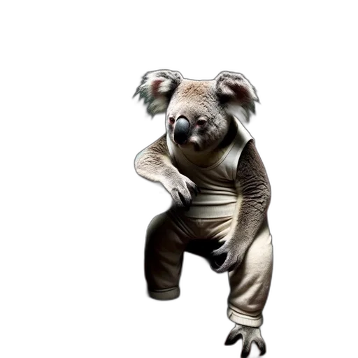 animal, staff, creature, photorealistic transparent PNG cut-out