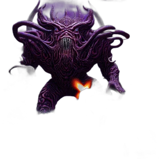 creature, mask, staff, face transparent PNG cut-out