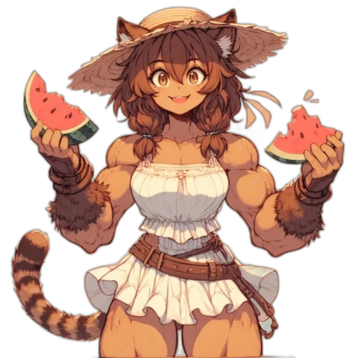 food, staff, pixel art, watercolor transparent PNG cut-out