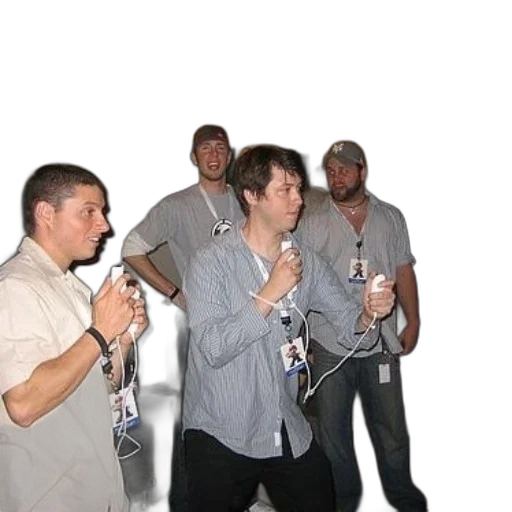 staff, weapon, four, men transparent PNG cut-out