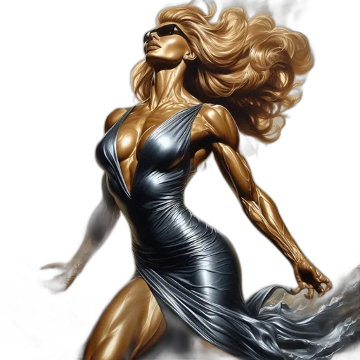 dress, comic book art, concept art, fantasy art transparent PNG cut-out