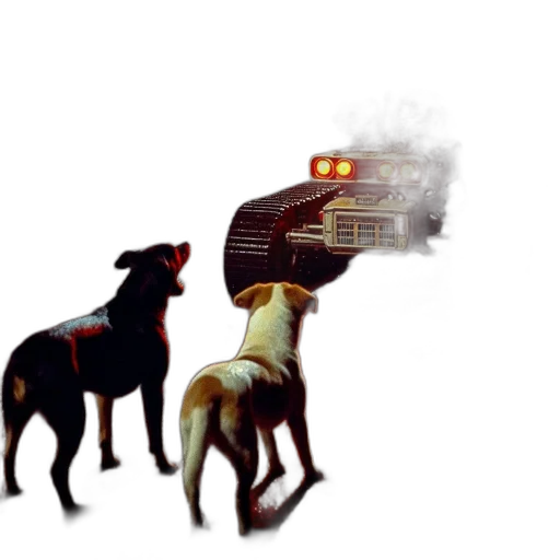 animal, weapon, concept art, 3d render transparent PNG cut-out