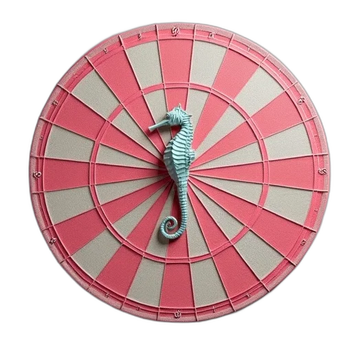 umbrella, pastel, seahorse, pattern transparent PNG cut-out