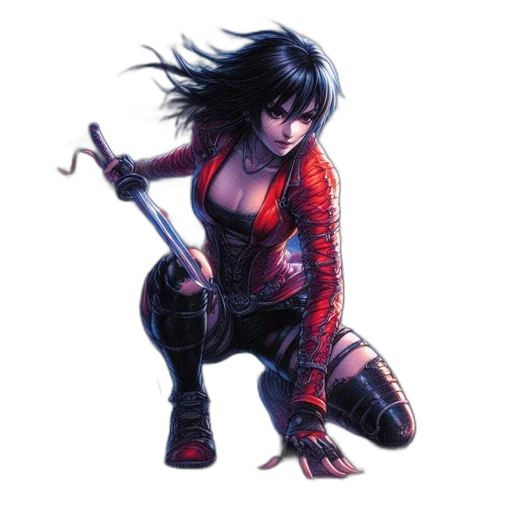 weapon, comic book art, concept art, fantasy art transparent PNG cut-out