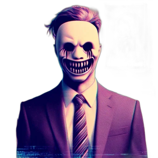 mask, face, creature, robot transparent PNG cut-out