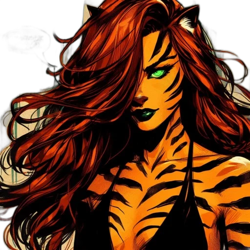 comic book art, fantasy art, concept art, anime transparent PNG cut-out