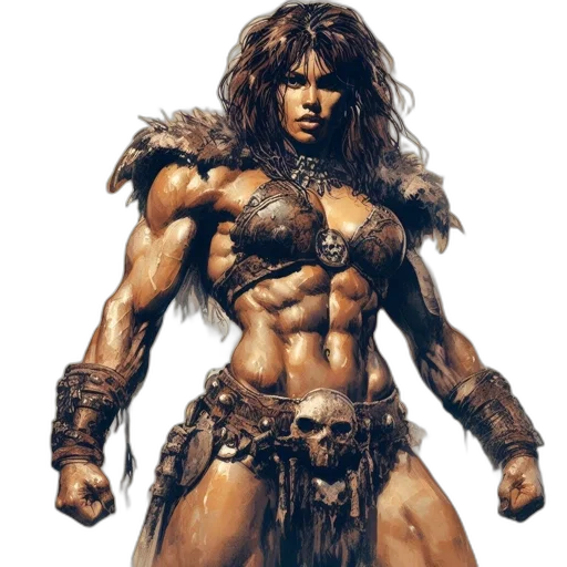 fantasy art, concept art, comic book art, photorealistic transparent PNG cut-out