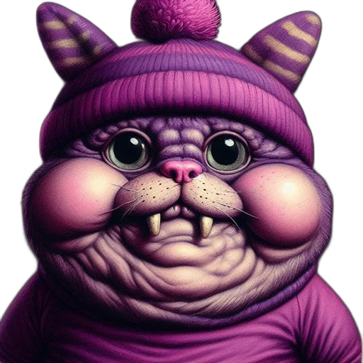 creature, animal, hat, face transparent PNG cut-out