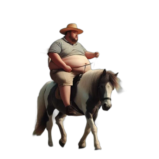 animal, hat, jacket, staff transparent PNG cut-out